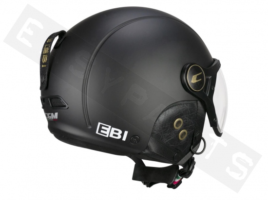 Helm E-Bike CGM 801V EBI VINTAGE mat zwart (gevormd vizier)